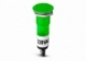 OJO DE BUEY 220V REDONDO PLÁSTICO PLANO VERDE