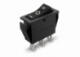 LLAVE TECLA 3P NEGRA ON-OFF-ON 15A 250V