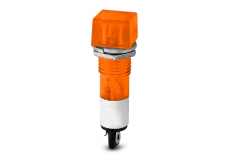 OJO DE BUEY 220V CUADRADO NARANJA