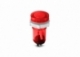 OJO DE BUEY 220V REDONDO PLÁSTICO ROJO PLANO 15MM DIÁMETRO