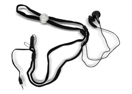 AURICULAR PARA CELULAR CON COLLAR DE TELA (PLUG 2.5)