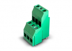 BORNERA DOBLE NIVEL PASO 5MM 300V 20A 6P