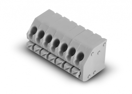 BORNERA 45º 7 POSTES PLUG IN PASO 3.5MM
