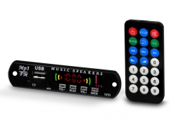 MÓDULO MP3 LED DISPLAY COLOR + USB / BT 3.0 / SD / FM / C. REMOTO